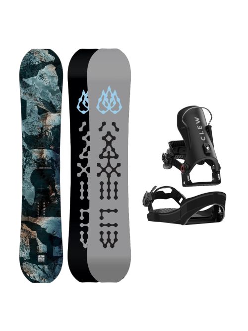 SET Placa Snowboard LIB TECH - T.RICE PRO 2027 + Legaturi Snowboard CLEW Independence 1.0 2027 - Black