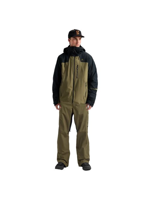 SET Geaca Snowboard BURTON - Men's - Reserve 2L - True Black/Dried Moss + Pantaloni Snowboard BURTON - Men's Reserve 2L - True Black/Dried Moss