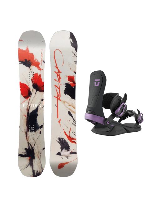 SET Placa Snowboard CAPiTA - BIRDS OF A FEATHER 2027 + Legaturi Snowboard UNION Unisex 2027 NEO Black