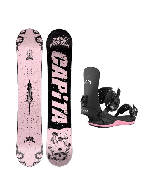 SET Placa Snowboard CAPiTA - DARK HORSE 2027 + Legaturi Snowboard UNION Men's 2027 CONTACT Spring Break