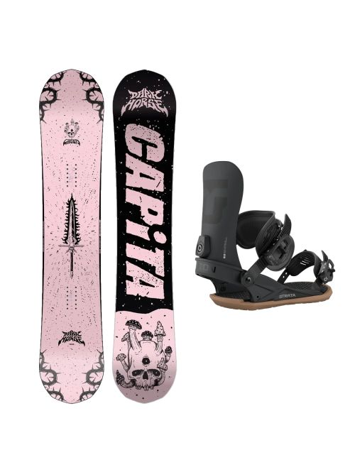 SET Placa Snowboard CAPiTA - DARK HORSE 2027 + Legaturi Snowboard UNION Men's 2027 STRATA Black