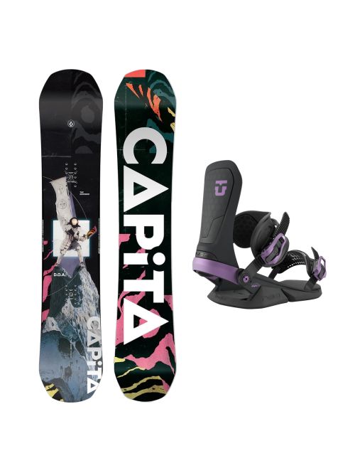 SET Placa Snowboard CAPiTA D.O.A. 2026 150 x Legaturi Snowboard UNION Unisex 2027 NEO Black