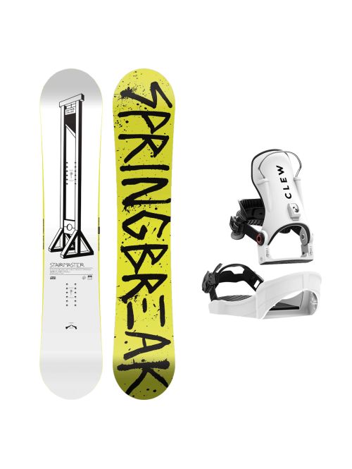 SET Placa Snowboard CAPiTA - SB STAIRMASTER 2027 + Legaturi Snowboard CLEW Independence 1.0 2027 - White