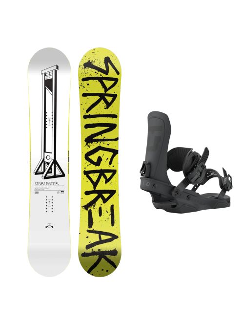 SET Placa Snowboard CAPiTA - SB STAIRMASTER 2027 + Legaturi Snowboard UNION Men's 2027 FORCE TEAM Black