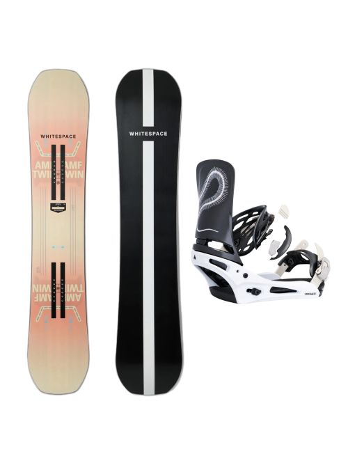 SET Placa Snowboard WHITESPACE - AMF Twin B 2027 + Legaturi Snowboard BURTON - Men's - CARTEL Skeleton Snake W27