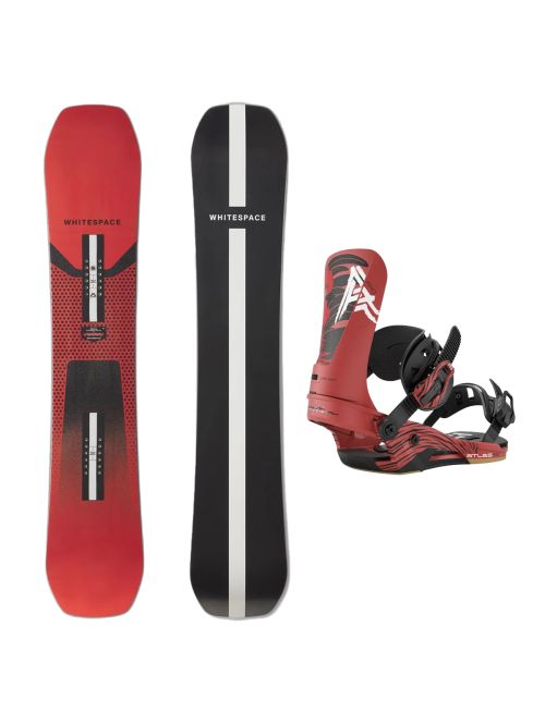 SET Placa Snowboard WHITESPACE - Freestyle SHAUN WHITE Pro A 2027 +Legaturi Snowboard UNION Unisex 2027 ATLAS PRO Kazu Kokubo