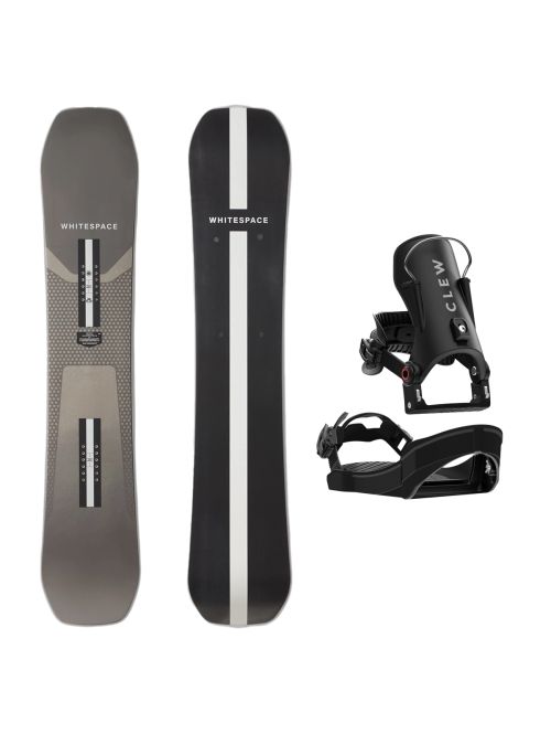 SET Placa Snowboard WHITESPACE - Freestyle SHAUN WHITE Pro B 2027 - 158 + Legaturi Snowboard CLEW Independence 1.0 2027 - Black