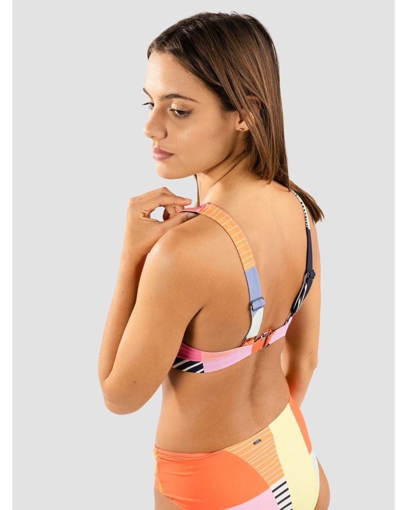 Bikini Top Rip Curl Days Break Tri Multicolor Pattern M