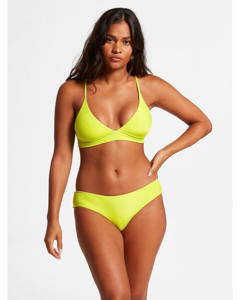 Bikini Top Volcom Simply Rib Lime Green