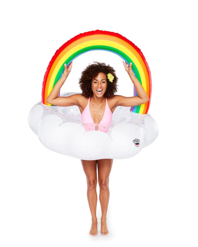 Saltea de apa Big Mouth Toys Rainbow Cloud