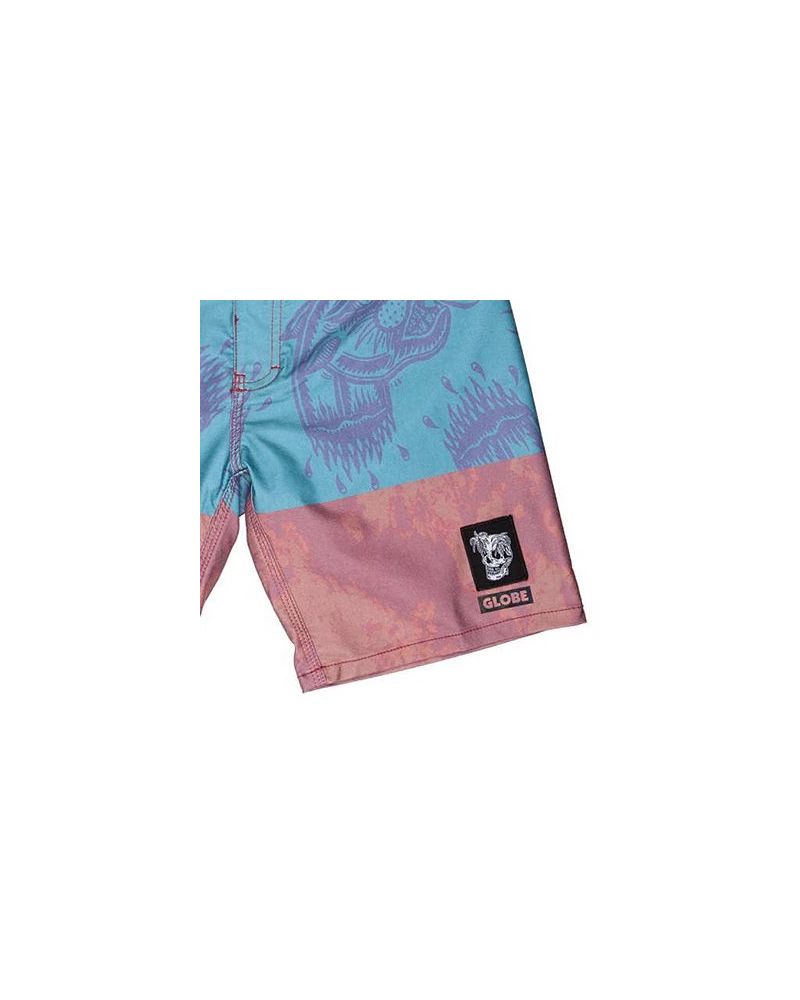 Short de baie Globe Spray Red T14