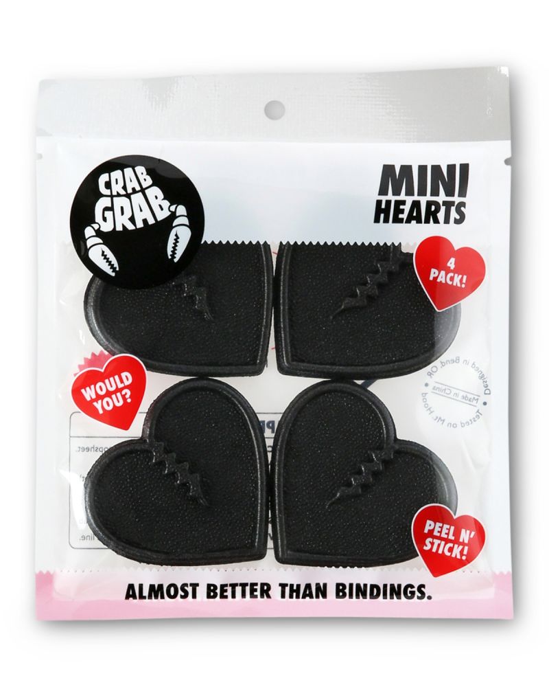 Stomp Pad CRAB GRAB Mini Hearts Black