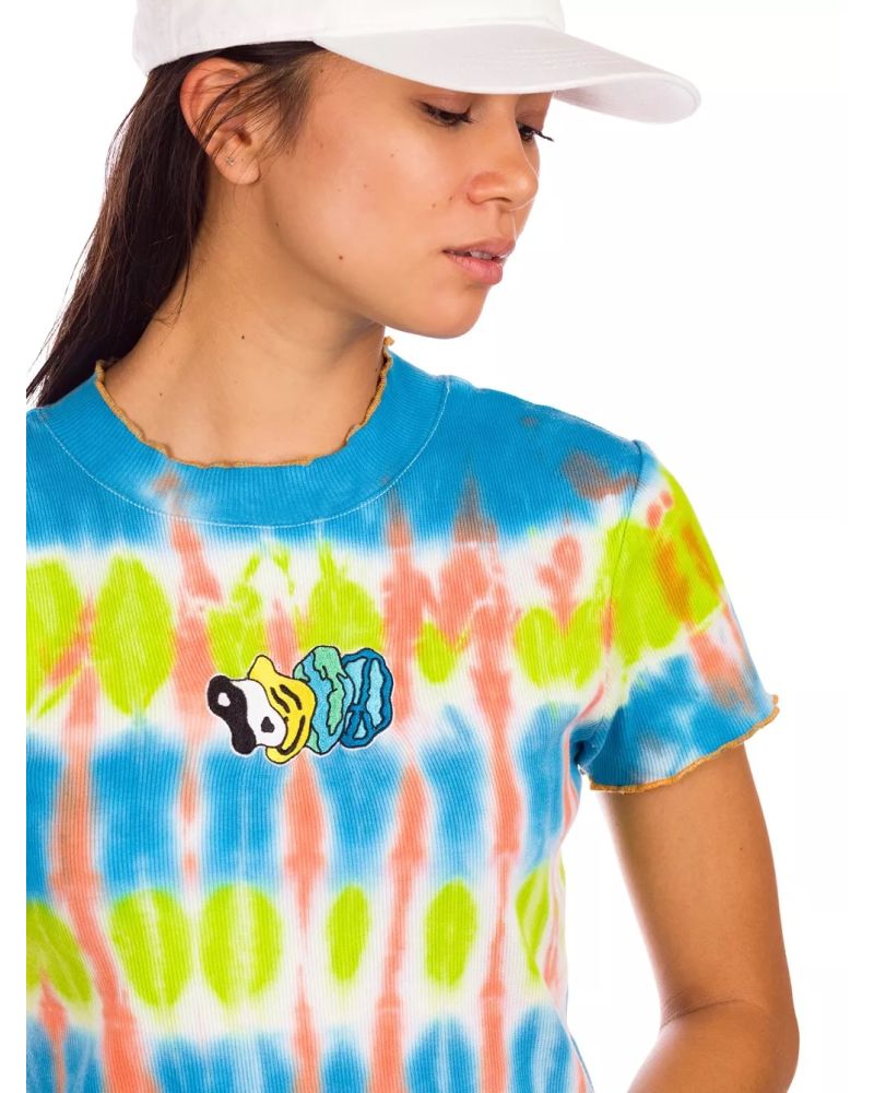 Tricou Empyre Curlotta Orange Blue Lime Green L