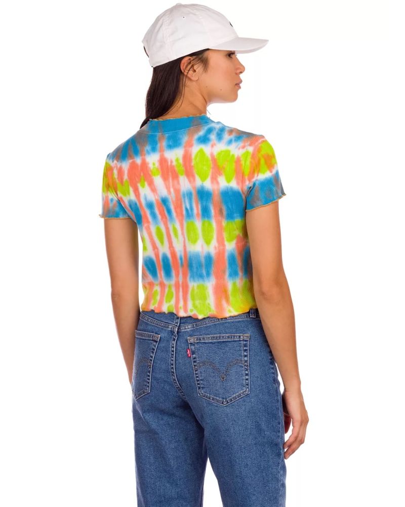 Tricou Empyre Curlotta Orange Blue Lime Green L