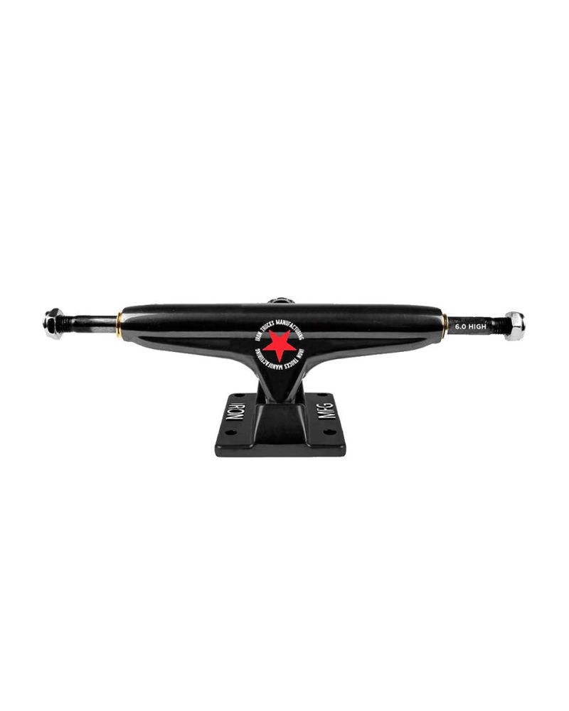 Ax Skateboard Iron Trucks Black Low 5"