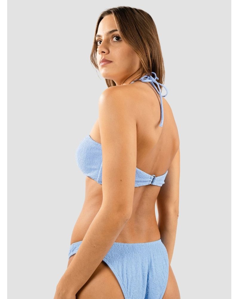 Bikini Top Damsel Mini Ruffle Blue Bell XS