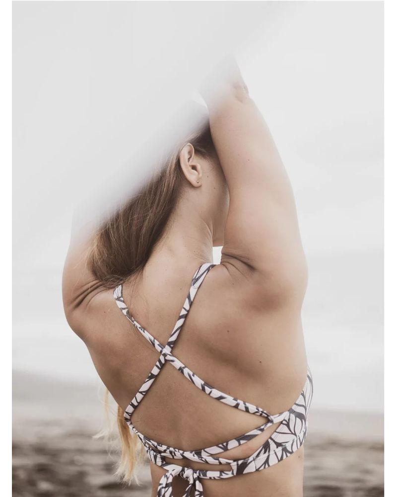 Bikini Top Main Design Aurora Tea Time Pattern XS