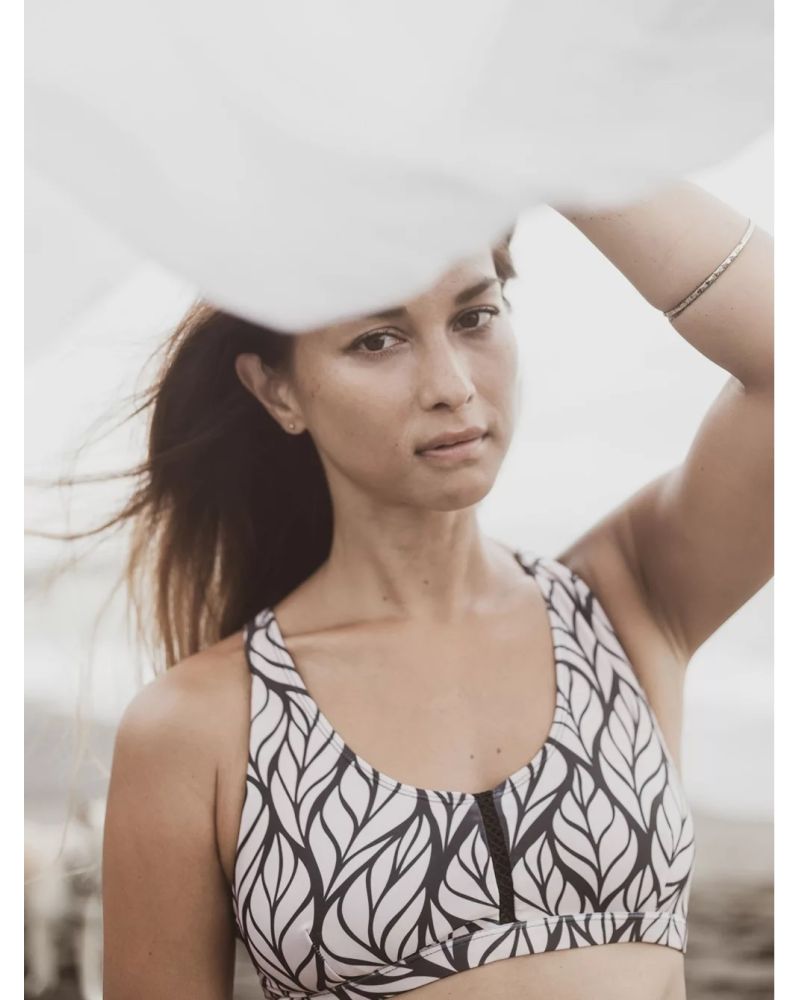 Bikini Top Main Design Aurora Tea Time Pattern XS