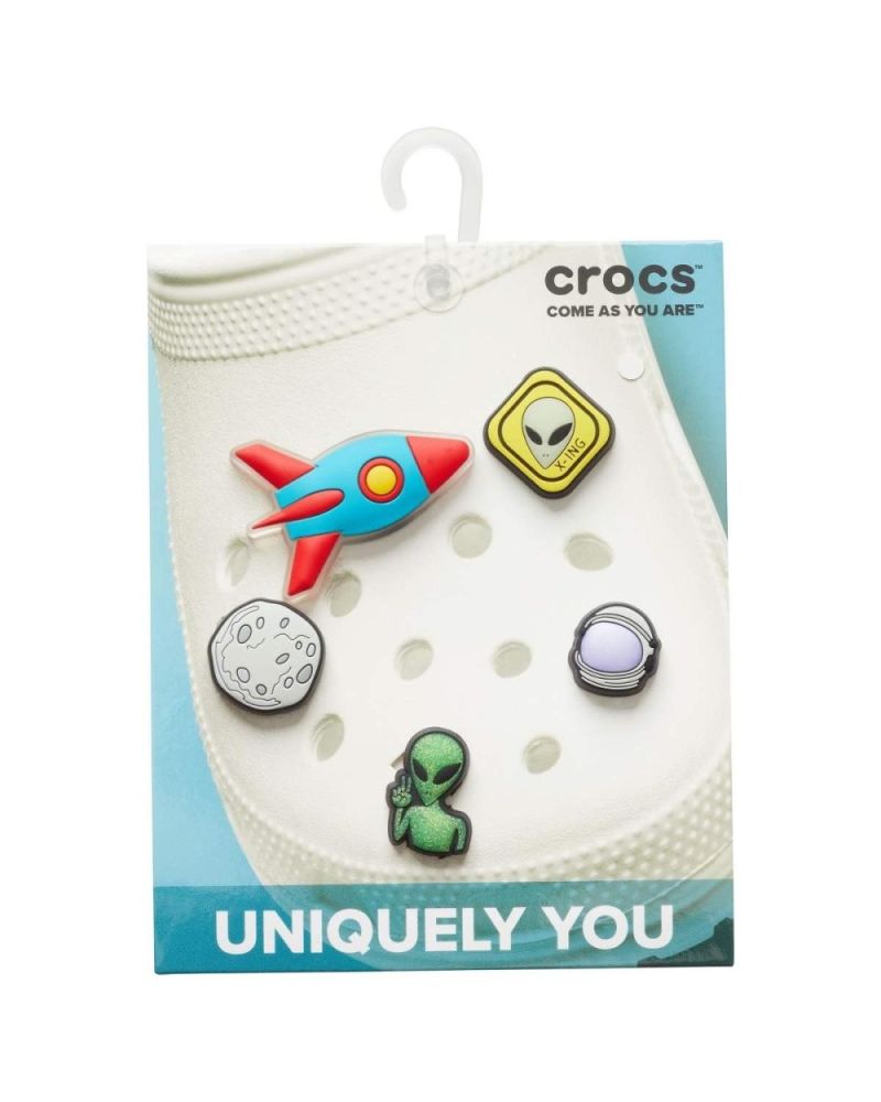 Accesorii Crocs Outer Space 5Pk Jibbitz Black