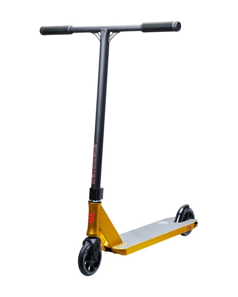 District Titan Trotinetă Freestyle Auriu