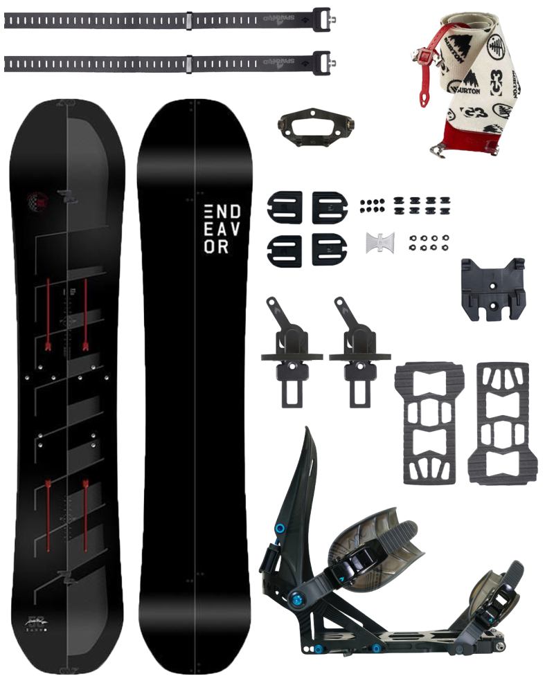 PACHET Splitboard Endeavor Patrol 147 x Legaturi Spark R&D