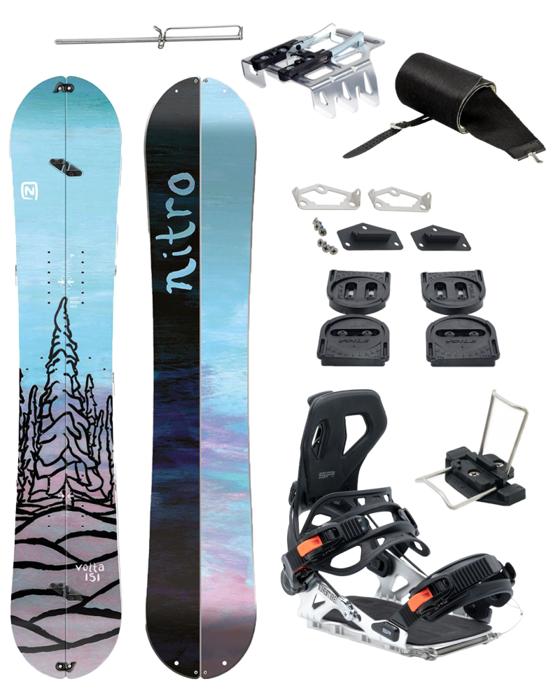 PACHET Splitboard Nitro VOLTA 151 2022 x Legaturi SP W25