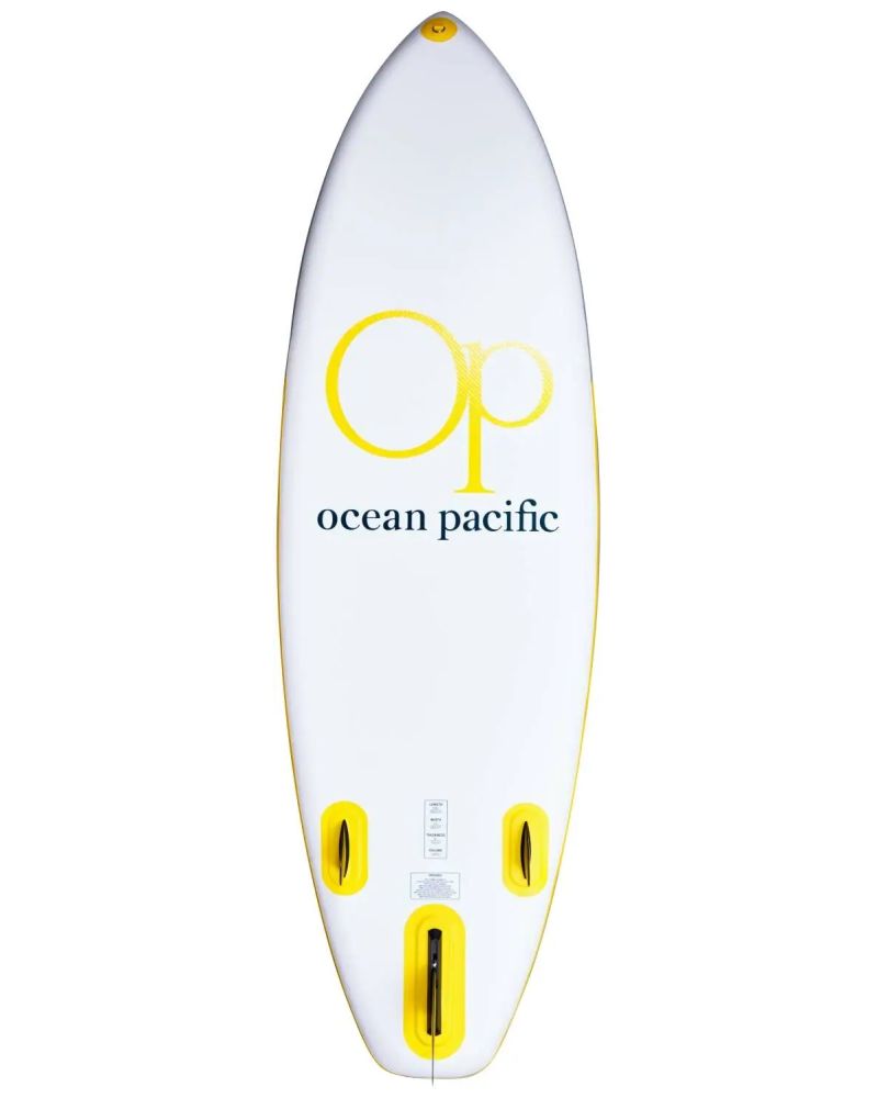 Paddle Board Ocean Pacific Sunset All Round 9'6 Inflatable Alb /Gri/Galben