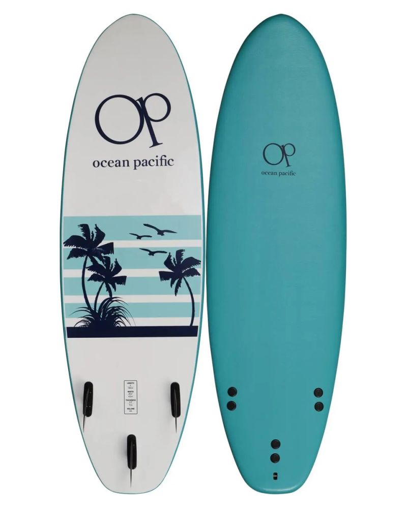 Placa Surf Ocean Pacific 6'0 Soft Top Turcoaz