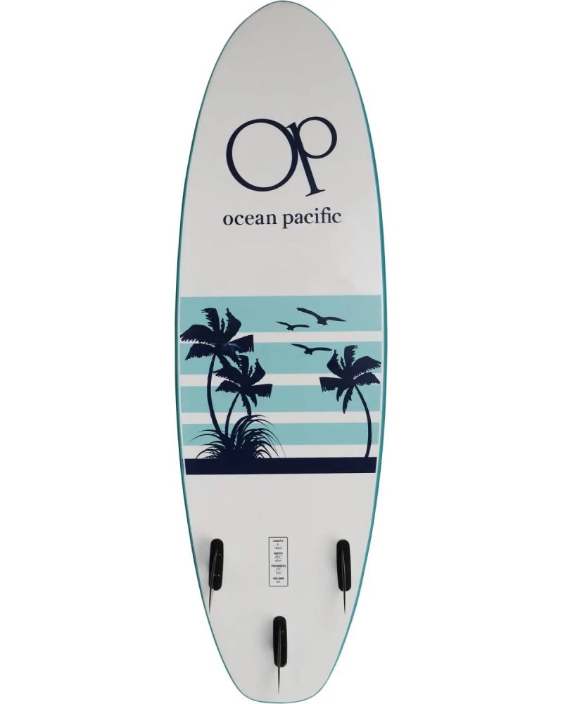 Placa Surf Ocean Pacific 6'0 Soft Top Turcoaz