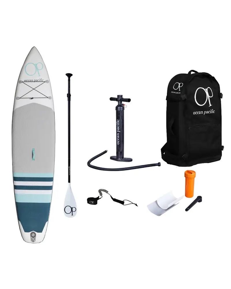 SUP Ocean Pacific Laguna Lite 11'6 Gonflabil Alb /Gri/Turcoaz