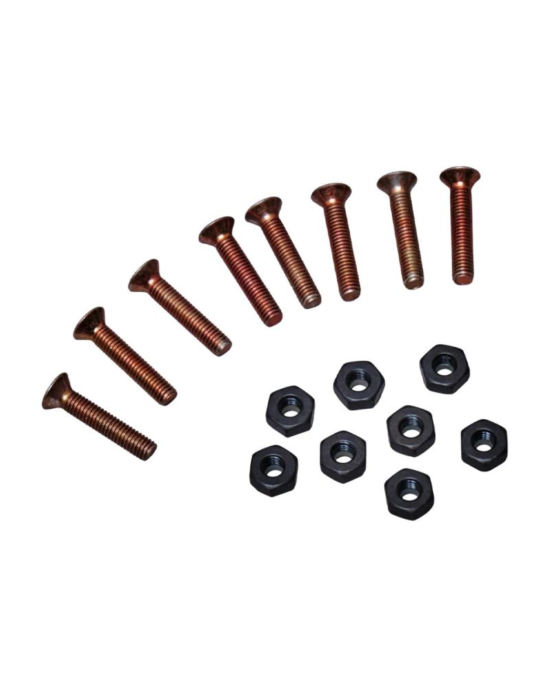 Suruburi Venom Redheads Truck Bolts 8 Pack (1 - Negru)