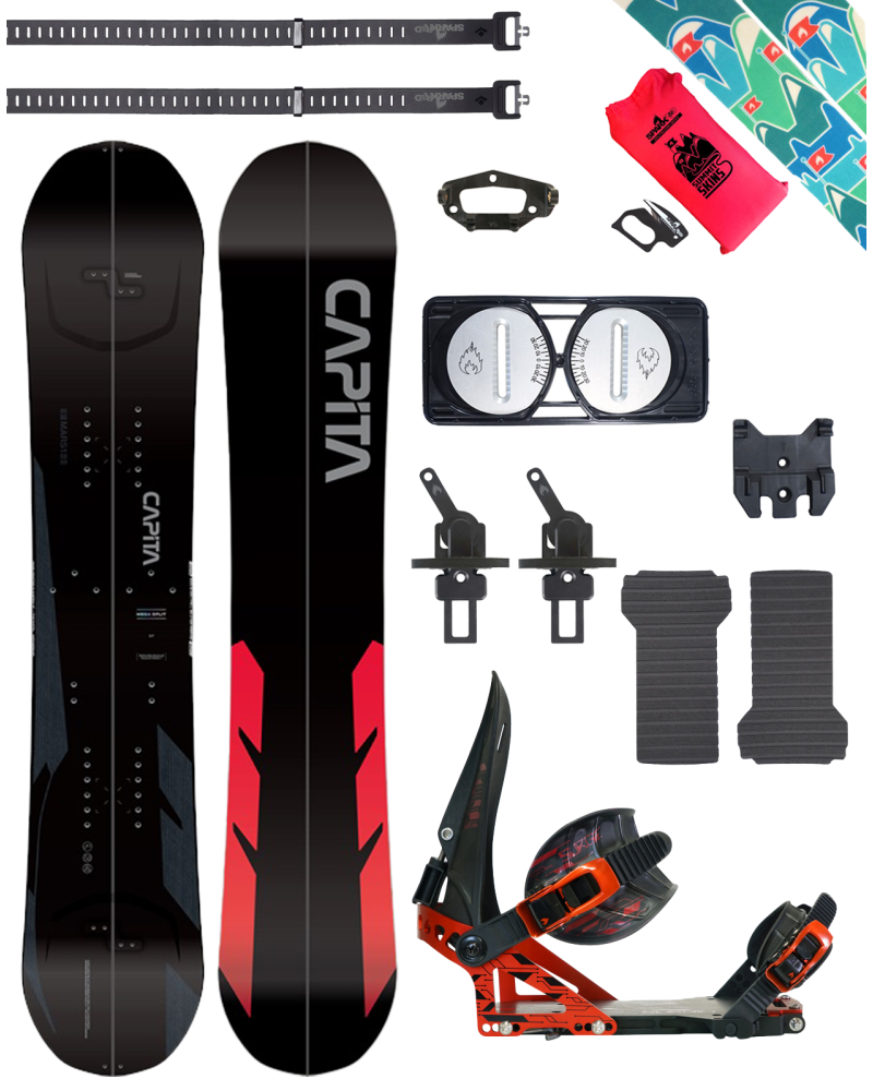 PACHET Splitboard Capita Mega 161 x Legaturi Spark R&D