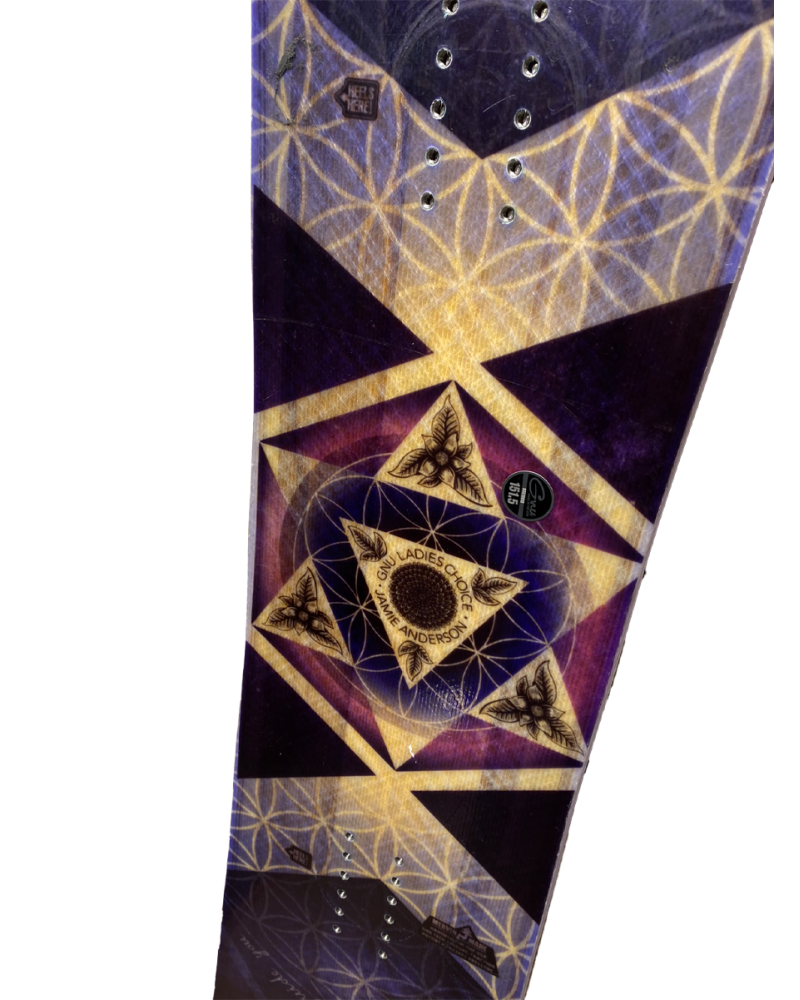 Placa Snowboard Gnu Asym Ladies Choice C2X 151