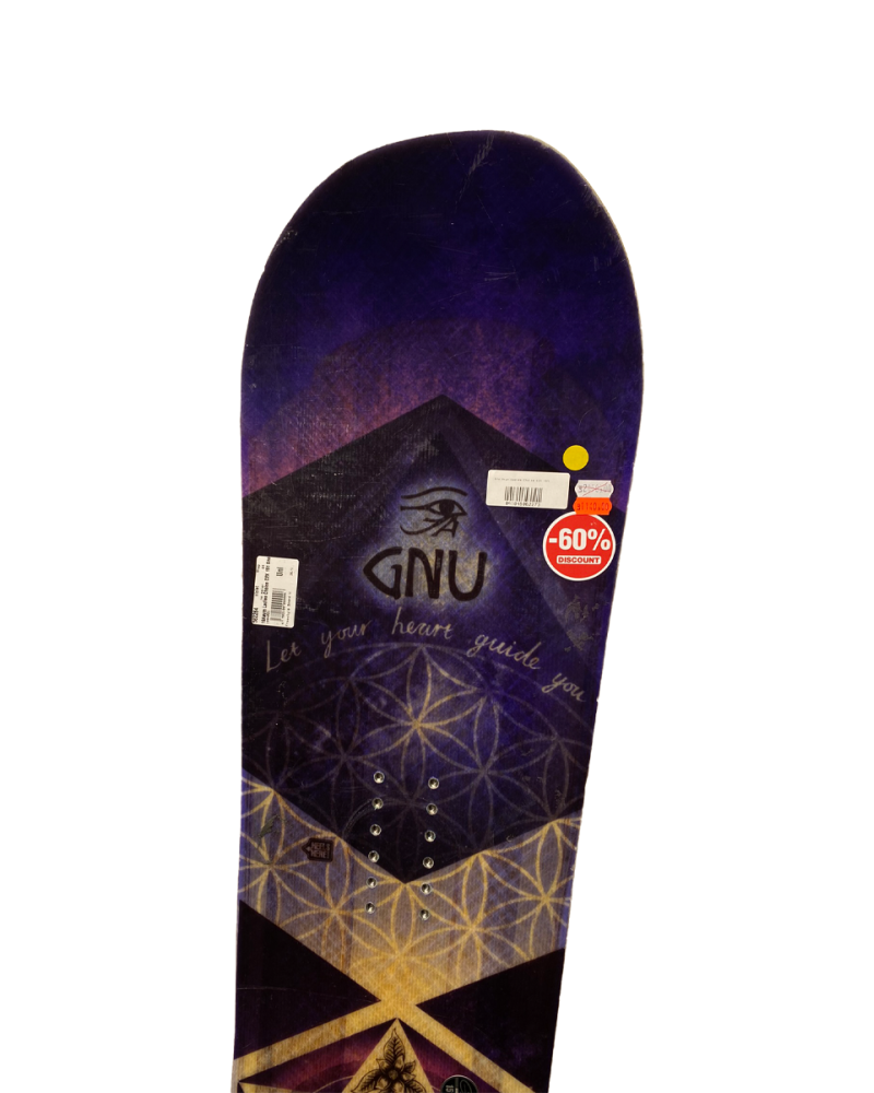 Placa Snowboard Gnu Asym Ladies Choice C2X 151