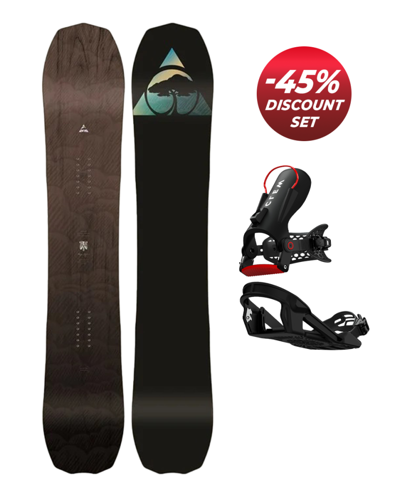 SET Arbor Bryan Iguchi Pro Camber 159 x CLEW Freedom 1.0