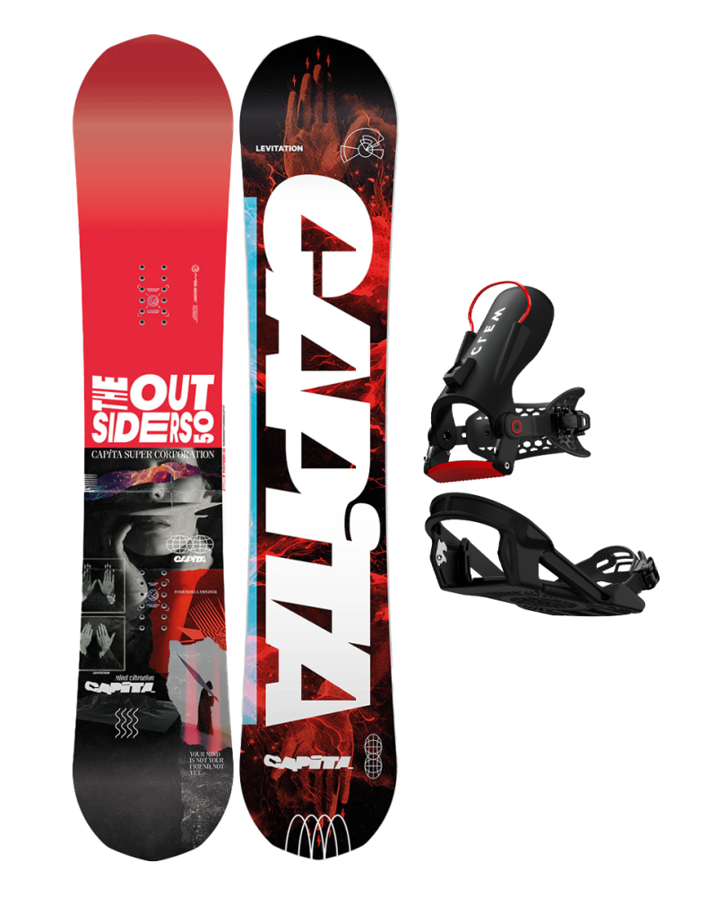 SET CAPiTA THE OUTSIDERS 2025 158 x Legaturi CLEW Freedom 1.0