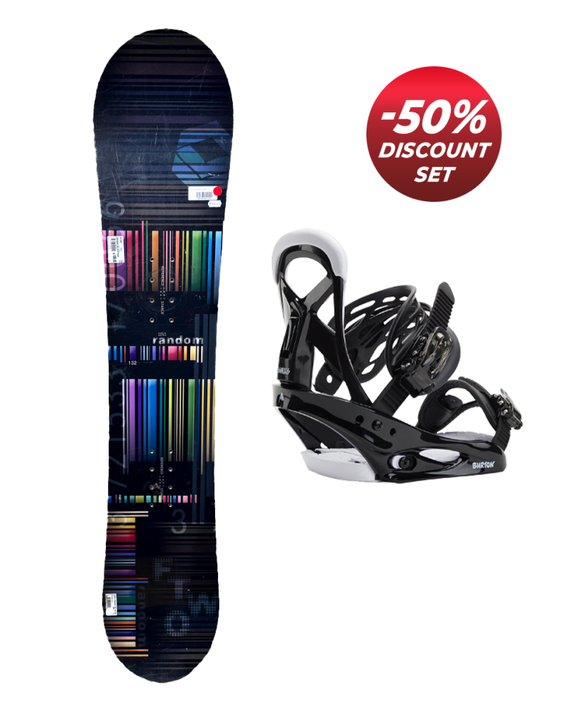 SET F2 Random 132 x Legaturi Burton Smalls Black L W25