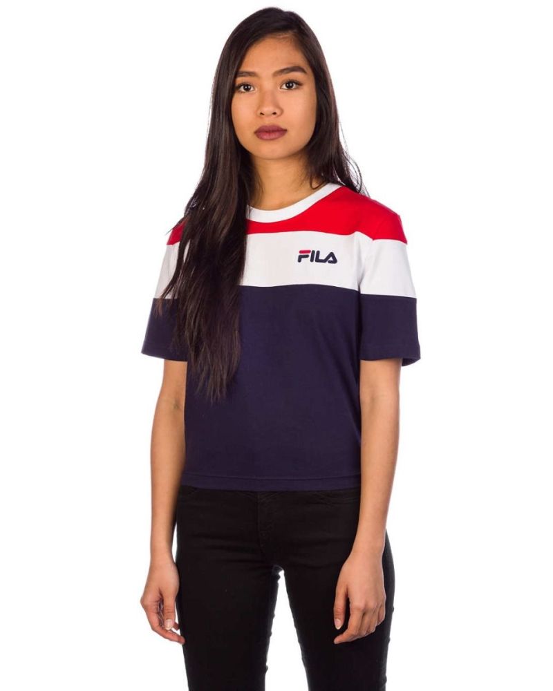 Tricou Fila Crew Crop Peacoat White M