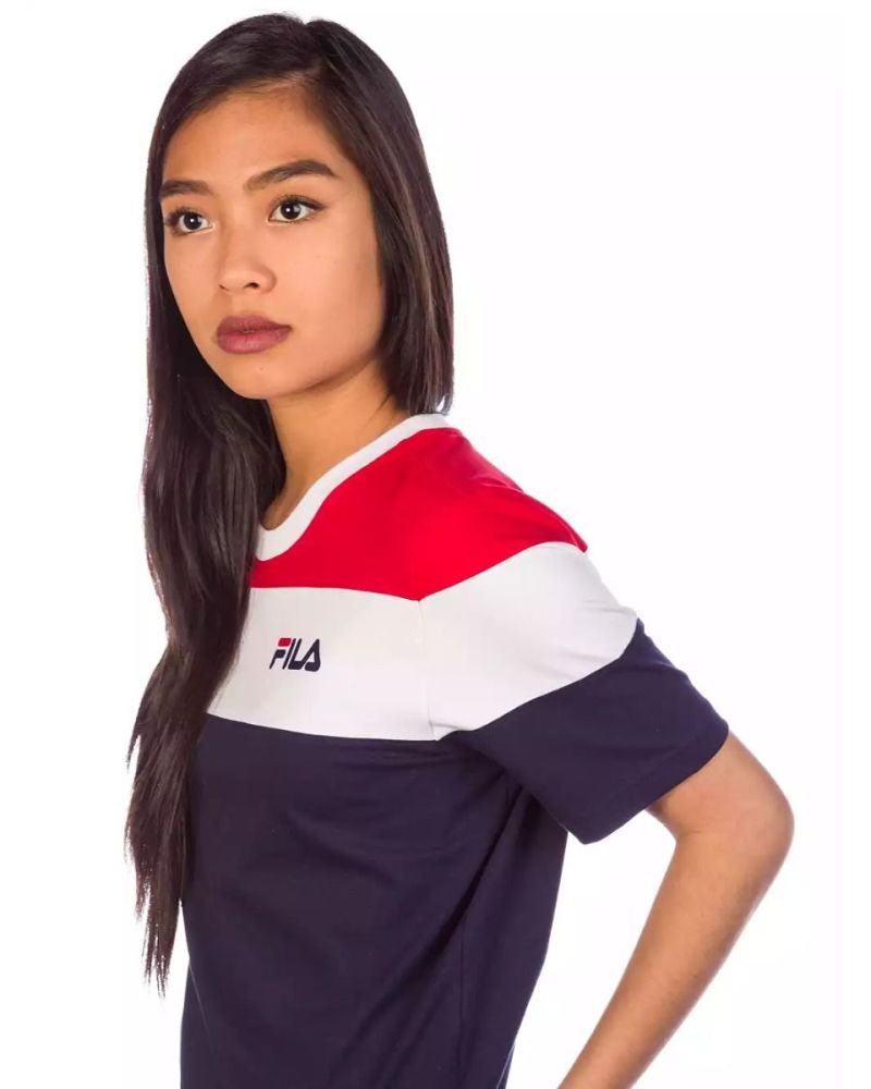 Tricou Fila Crew Crop Peacoat White M