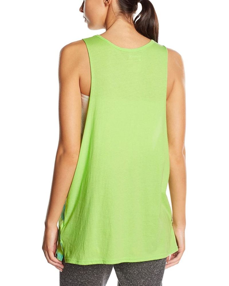 Maiou Hurley Palm Daze Riot Biker Green L