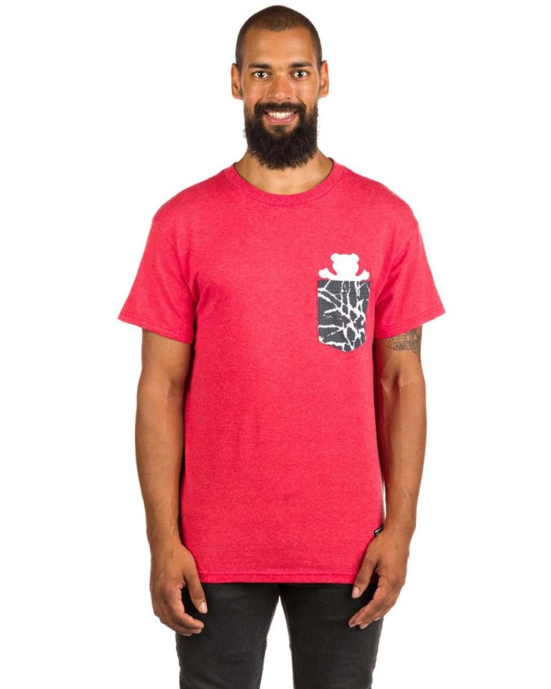 Tricou Grizzly Cement Red S