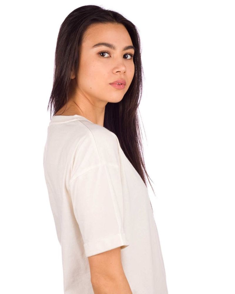 Tricou Kazane - Eva Naturals White XS