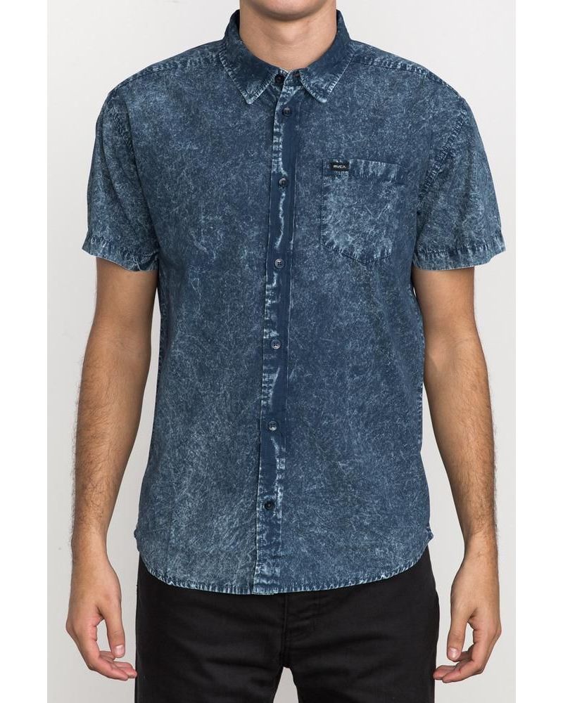 Camasa RVCA Acid Rain Shirt Blue S