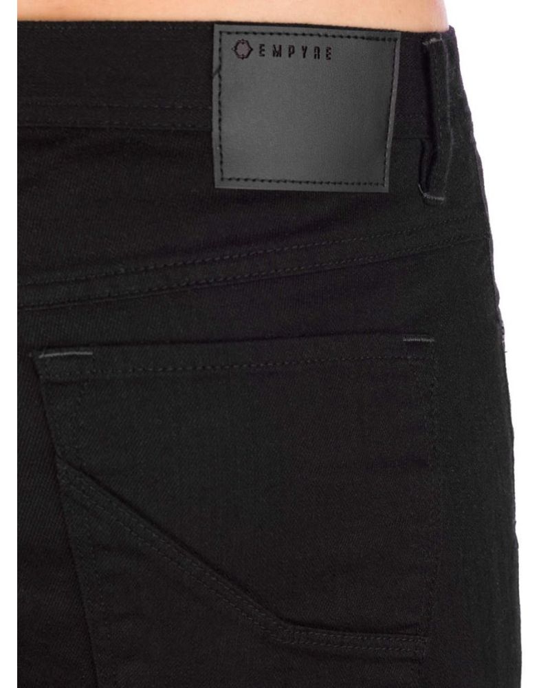 Pantaloni Empyre Verge Tapered Skinny Jeans Black Denim 28