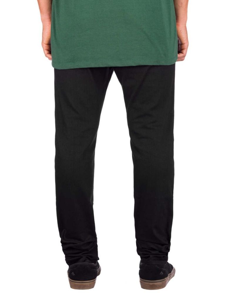 Pantaloni Empyre Verge Tapered Skinny Jeans Black Denim 28