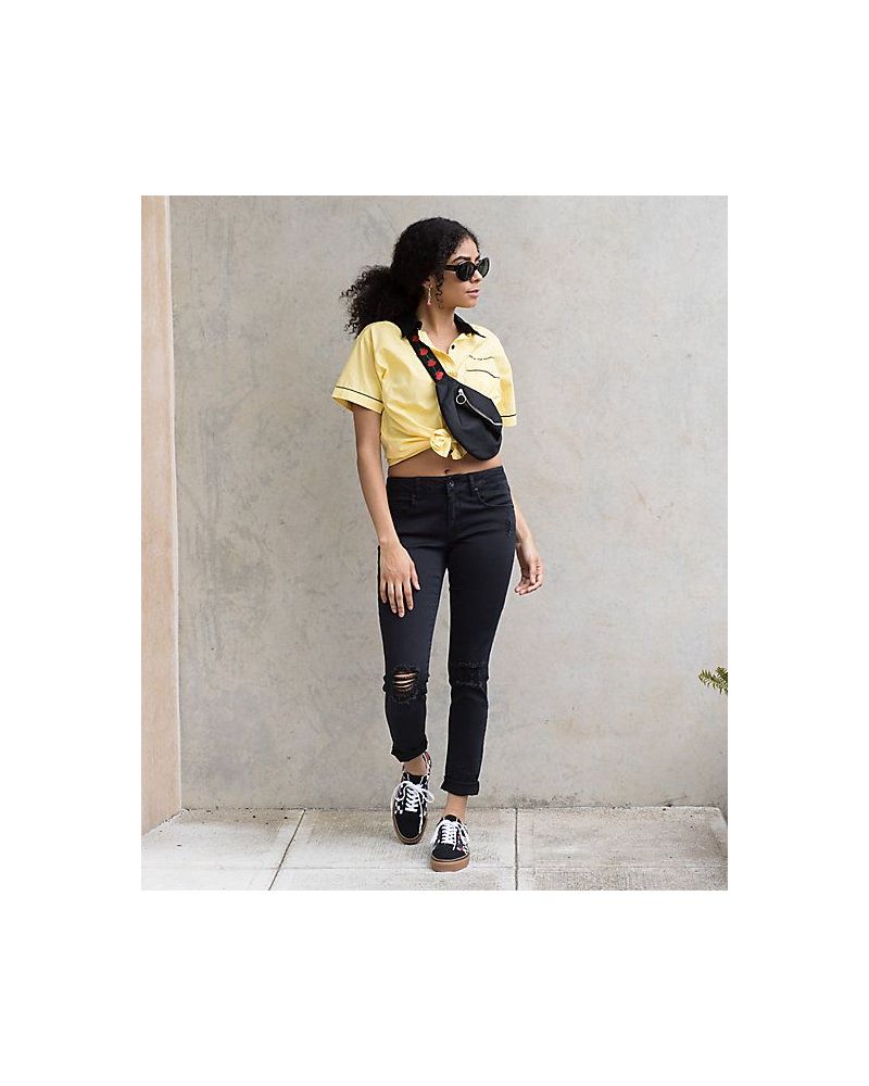 Pantaloni Lungi Empyre Tessa Jeans Black Storm 9