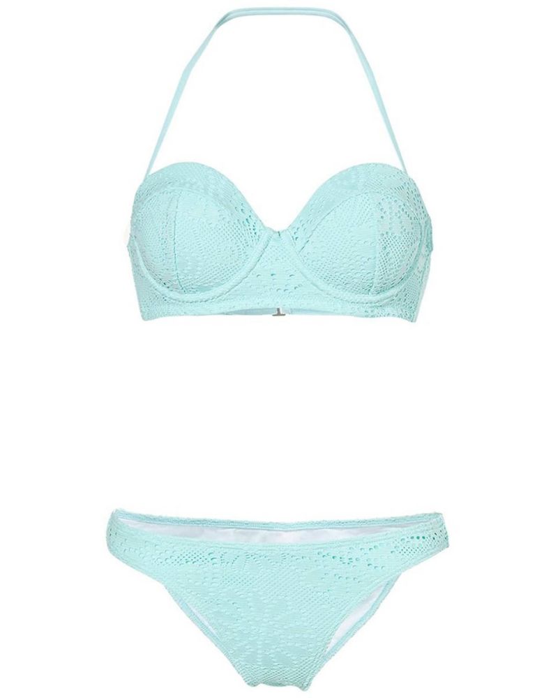 Bikini Bottom O'Neill Au Crochet Wire B-Cup Aruba Blue 42