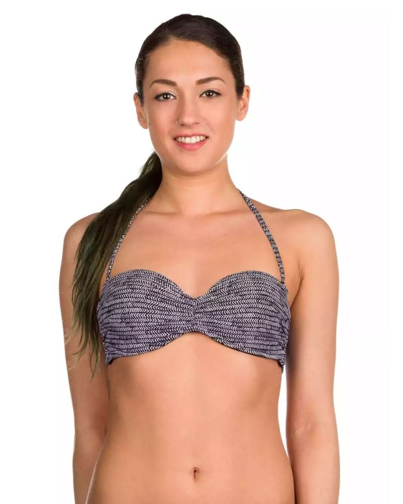 Bikini Sutien O'Neill Molded Wire Bandeau Black Aop W White 36