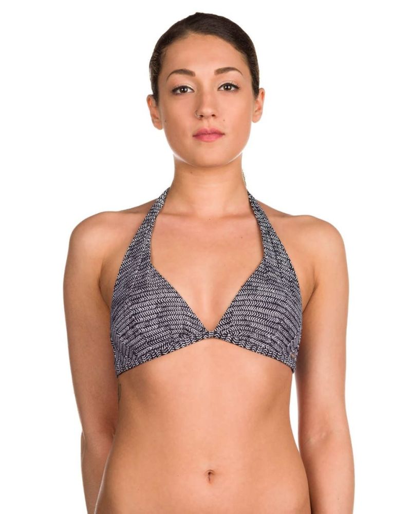 Bikini Sutien O'neill Print Moulded Halter Black 40