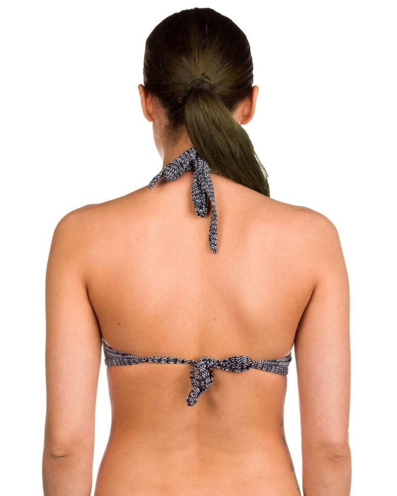 Bikini Sutien O'neill Print Moulded Halter Black 40